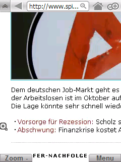 Zoom auf Seitenausschnitt